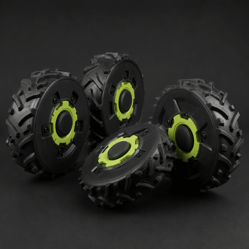 All-Terrain Robotic Mower Wheel Upgrade Set - Lawnrangertech
