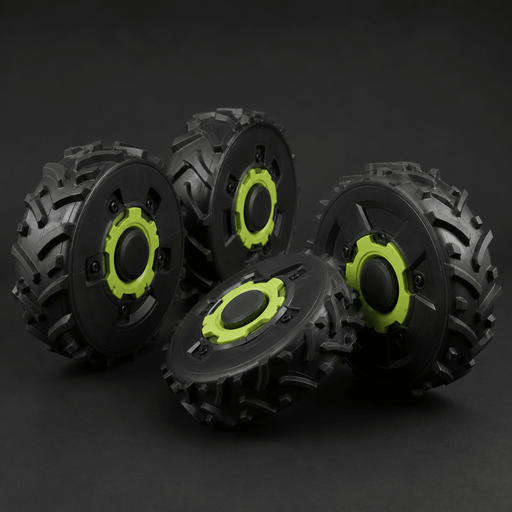 All-Terrain Robotic Mower Wheel Upgrade Set - Lawnrangertech