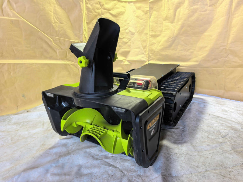 Electric Rubber Track Chassis Snow Blower Robot - Lawnrangertech