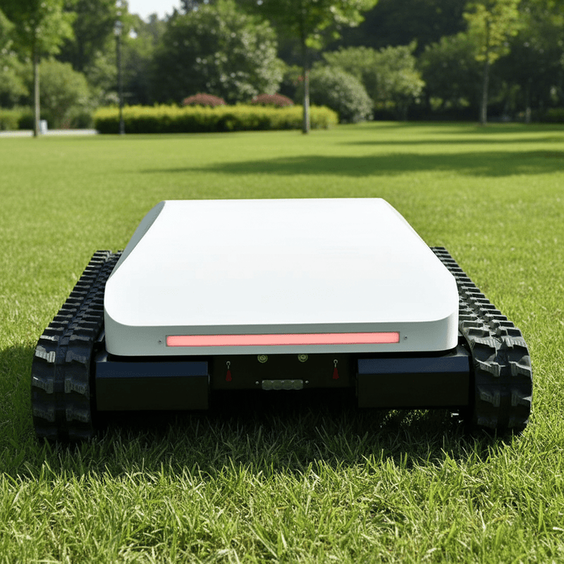 Heavy‑duty tracked robotic mower - Lawnrangertech