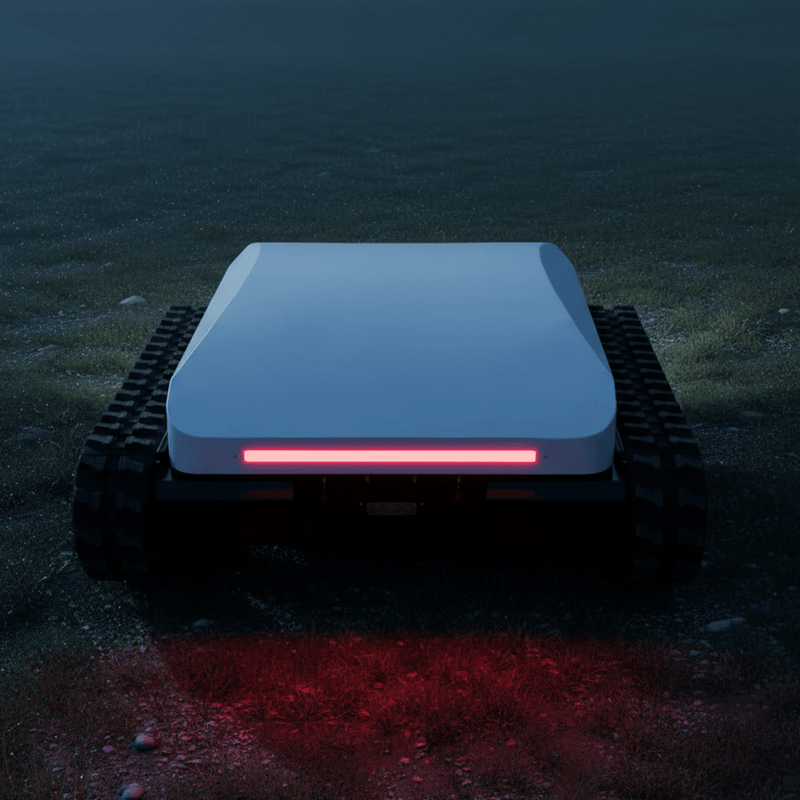 Heavy‑duty tracked robotic mower - Lawnrangertech