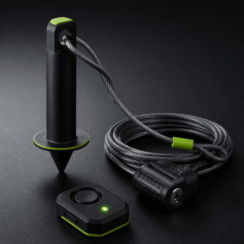 Robotic Mower Anti-Theft Anchor and Alarm Kit - Lawnrangertech